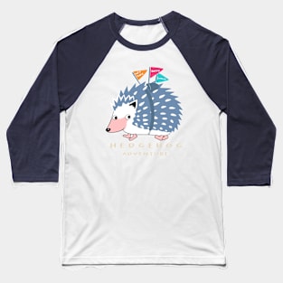 Hedgehog Adventure Baseball T-Shirt